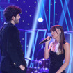 Sebastián Yatra y Aitana cantan juntos en tb en 2021.