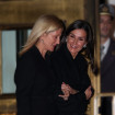 La Reina Letizia y Marie Chantal Miller salen del restaurante donde se ha celebrado una cena, a 15 de enero de 2023, en Atenas (Grecia)
