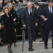 Los reyes eméritos en el funeral de Constantino de Grecia