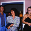 Mario Vargas Llosa con su esposa Patricia e Isabel Preysler.