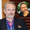 Miguel Bosé en un montaje con Nacho Palau