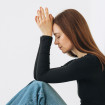 Mujer que sufre depresión