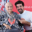 Miguel Ángel Muñoz y 'La Tata', en el estreno de su documental.