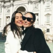 Vicky Martín Berrocal y su hija, Alba Díaz, en Roma.