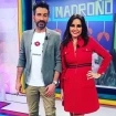 Carmen Alcayde y David Valldeperas, cuando presentaban 'Aquí hay madroño'.