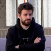 Gerard Piqué, con semblante serio.