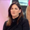 Fabiola Martínez hablando en un plató.