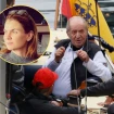 Alejandra de Rojas en un montaje con el rey Juan Carlos I.