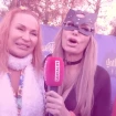 Marlene Mourreau y Yola Berrocal juntas ante las cámaras.