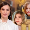 Letizia y sus hijas Leonor y Sofía.