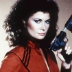 Jane Badler como Diana, en 'V', su papel más famoso.