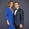 Alejandra Prat posando con su marido.