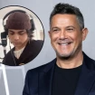 Alejandro Sanz en un montaje con su hijo Alexander