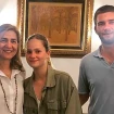 Infanta Cristina posando junto a sus hijos.