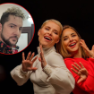 Soraya y Chenoa en un montaje con David Bisbal