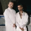 Miguel Bosé y Rauw Alejandro.