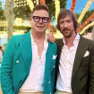 Jorge Cadaval y su marido  Ken Appledorn en la Feria.