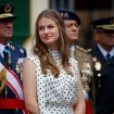 La princesa Leonor, en su visita a la Academia Militar de Zaragoza el pasado julio.