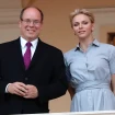 Alberto II de Mónaco y su mujer Charlene de Mónaco