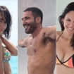 Aitana, Miguel Ángel Silvestre, Fabiola en bañador