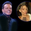 Luis Miguel en un montaje con su hija Michelle