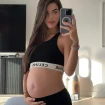 Violeta Mangriñán comparte sus imágenes más tierna de su segundo embarazo.
