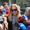 Arantxa Sánchez Vicario saliendo del juzgado 25 de lo penal en la Ciudad de la Justicia de Barcelona.