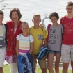 Reina Sofía con Victoria Federica y sus otros nietos