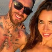 Pilar Rubio y Sergio Ramos, en una imagen de redes sociales.