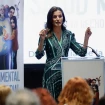 La reina Letizia en el acto para el día de la salud mental.