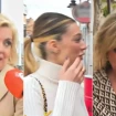 Carmen Borrego, Alejandra Rubio y Terelu Campos a la salida del bautizo (Telecinco)