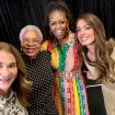 De izquierda a derecha, Melinda French Gates, Graça Machel, Michelle Obama y Amal Clooney.
