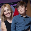 Cayetana Guillén Cuervo y su hijo Leo en 'Jugando con las estrellas'