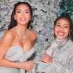 Kim Kardashian con su hija.