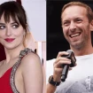dakota johnson y Chris Martin montaje fotos