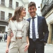 Jessica Bueno y Luitingo, muy felices en Sevilla.