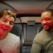 David Bisbal y Will Smith dentro de un coche.