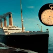 Imagen de la película Titanic y del famoso reloj.