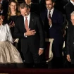Los Reyes Felipe y Letizia en su visita al  Teatro de San Carlos (Nápoles)