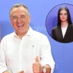 Roberto Brasero en un montaje con Victoria Federica (promo El Desafío)