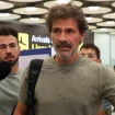 Rodolfo Sancho en el aeropuerto