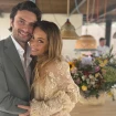 Belén Écija en su fiesta de pedida con su novio, Jaime