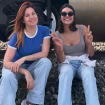 Leire Martínez y Ana Guerra en una imagen juntas tras vivir el apagón en un tren de Iryo camino a Barcelona