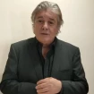 Francisco en una imagen de redes vestido de negro