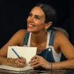 Cristina Pedroche firmando su libro en Sant Jordi.
