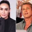 Vicky Martín Berrocal y Brad Pitt.