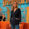 Alba Carrillo sonriente en el plató de 'Mañaneros' de TVE.