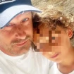 Juan Peña y su hijo Tristán en una imagen juntos de redes