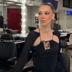 Alejandra Rubio en una imagen de Instagram vestida de negro
