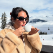 georgina rodríguez en la nieve